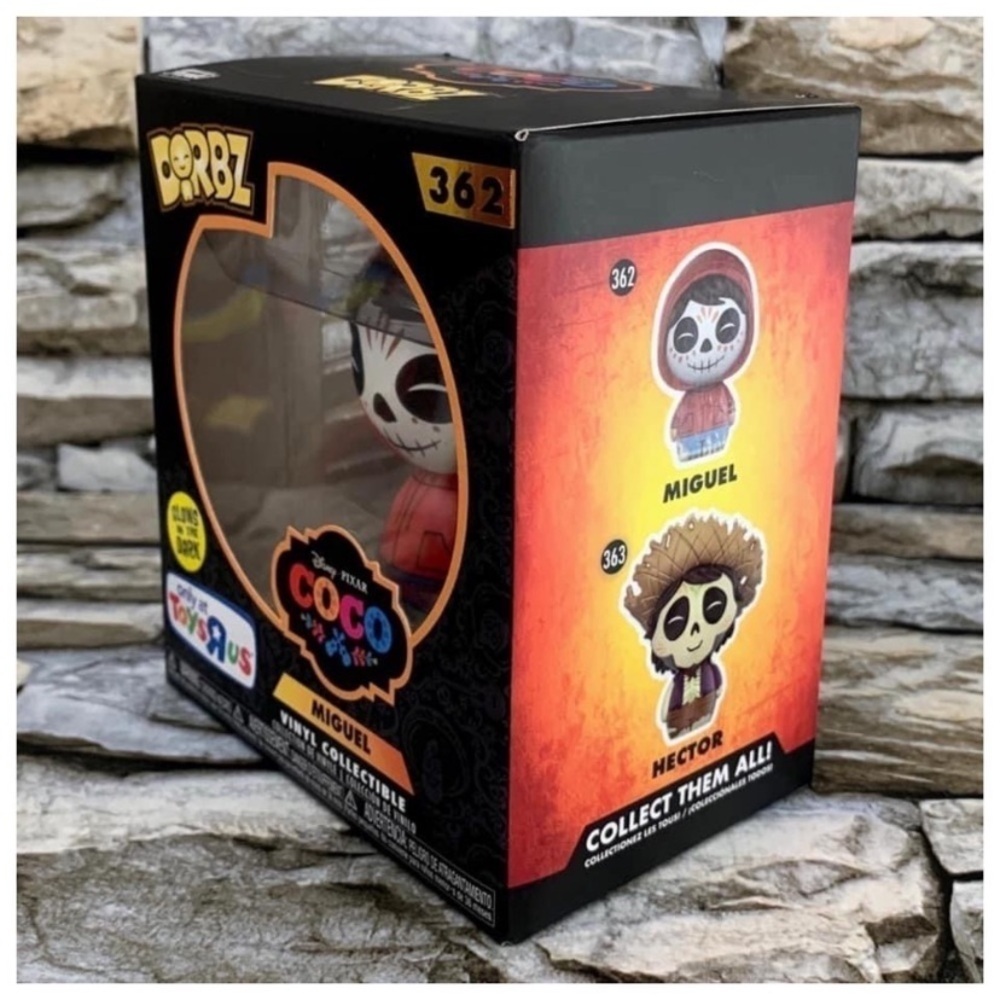 2017 RARE Lot 3 Disney Coco Funko Dorbz GITD Glow Miguel Hector Limited Edition - Picture 4 of 15